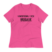 Load image into Gallery viewer, "Generational Curse Breaker" Women's Relaxed T-Shirt