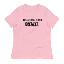 Load image into Gallery viewer, "Generational Curse Breaker" Women's Relaxed T-Shirt