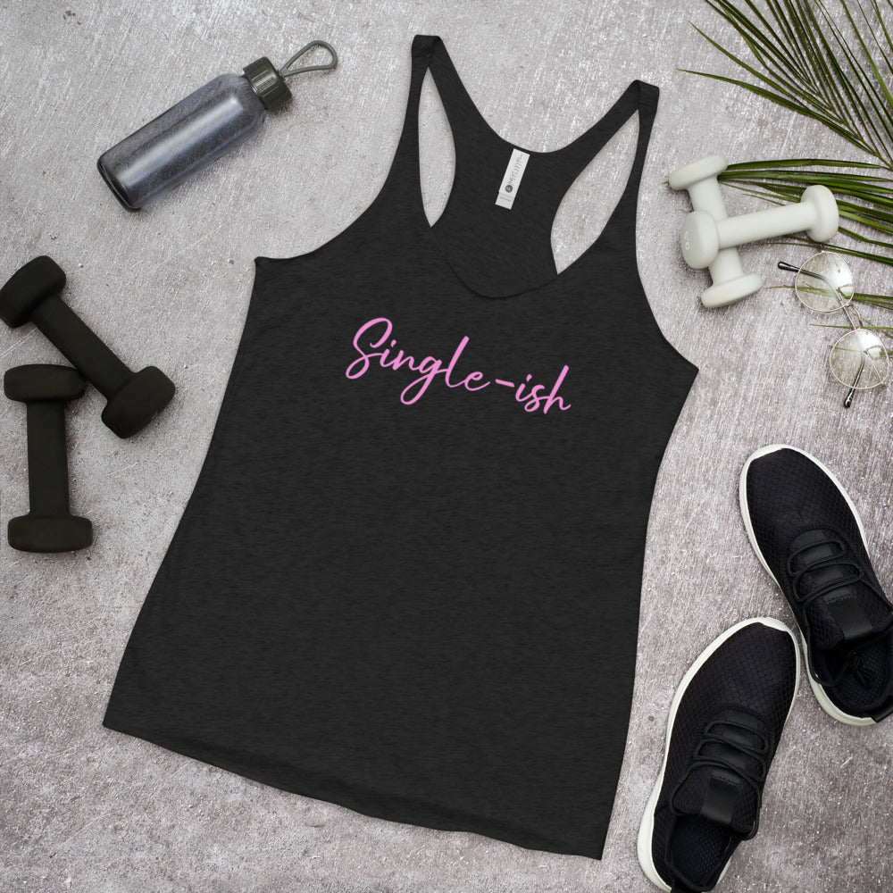 Single-ish Women's Racerback Tank